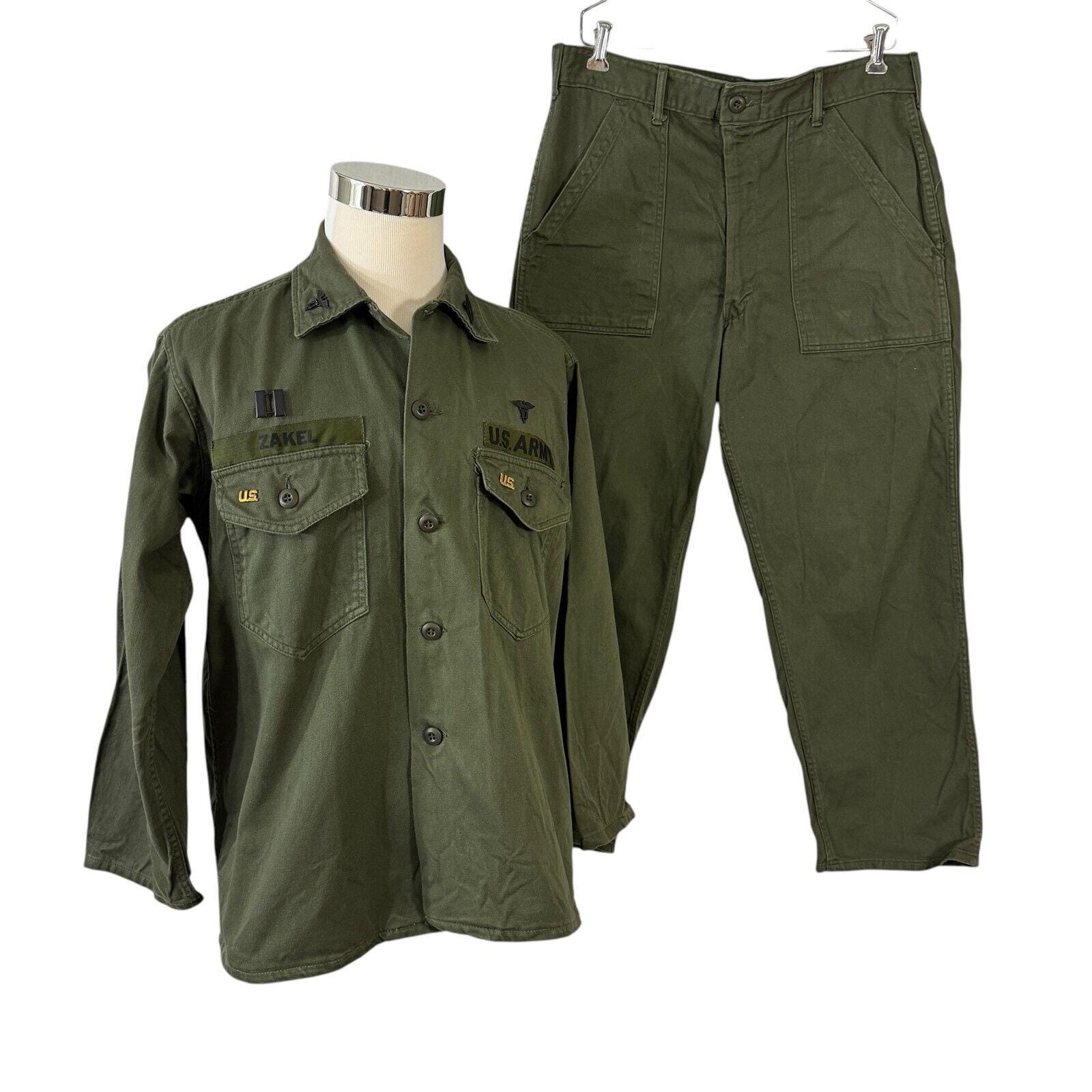 green emerald velvet dress &SONS | Men's Fatigue Pant Army Green
