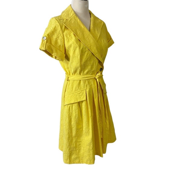 Liz Claiborne Dress Yellow Button Front Size 10 Fit and Flare Vintage 1980s - Etsy Israel Liz Claiborne Dress Yellow Button Front Size 10 Fit and Flare Vintage 1980s - Etsy Israel