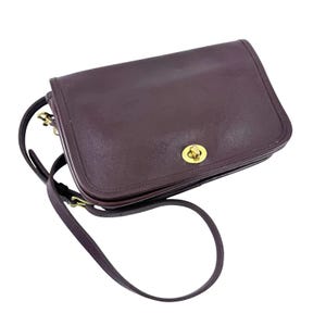Coach Legacy Smooth Leather Crossbody Pocket Purse Bag Brown Vintage 1990s 9755 Bild 1