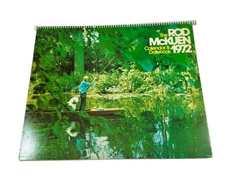 Rod McKuen Wall Calendar & Datebook Vintage 1972 Photos Poetry Graphics