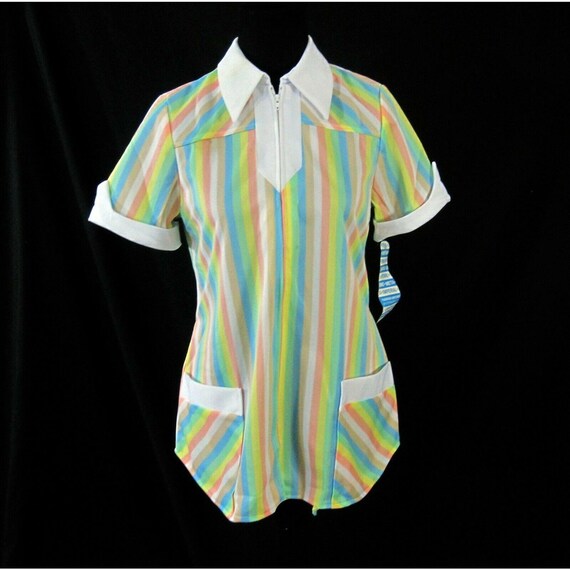 Imperial Smock Tunic Uniform Top Size Medium Vinta