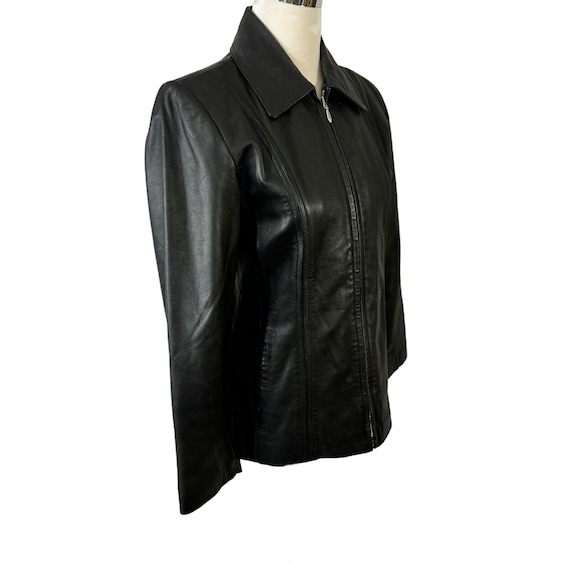 Ferrari black shop leather jacket