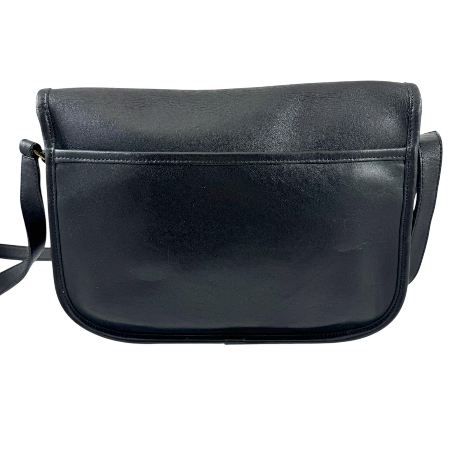 Coach City Purse Black Smooth Leather Shoulder Bag A8I 9790