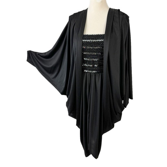 Wayne Diamond's Run 2 Piece Dress Size 14 Black S… - image 1