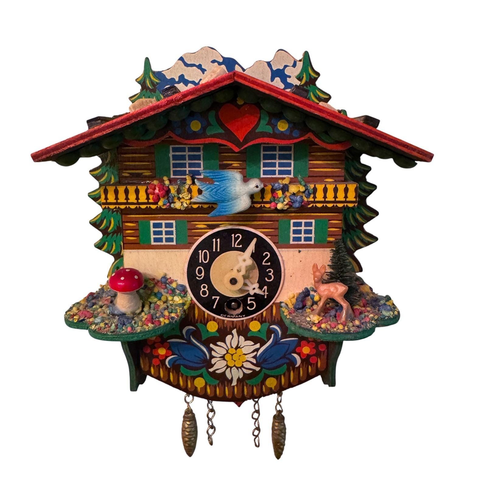 Wood Clock 50s - Etsy