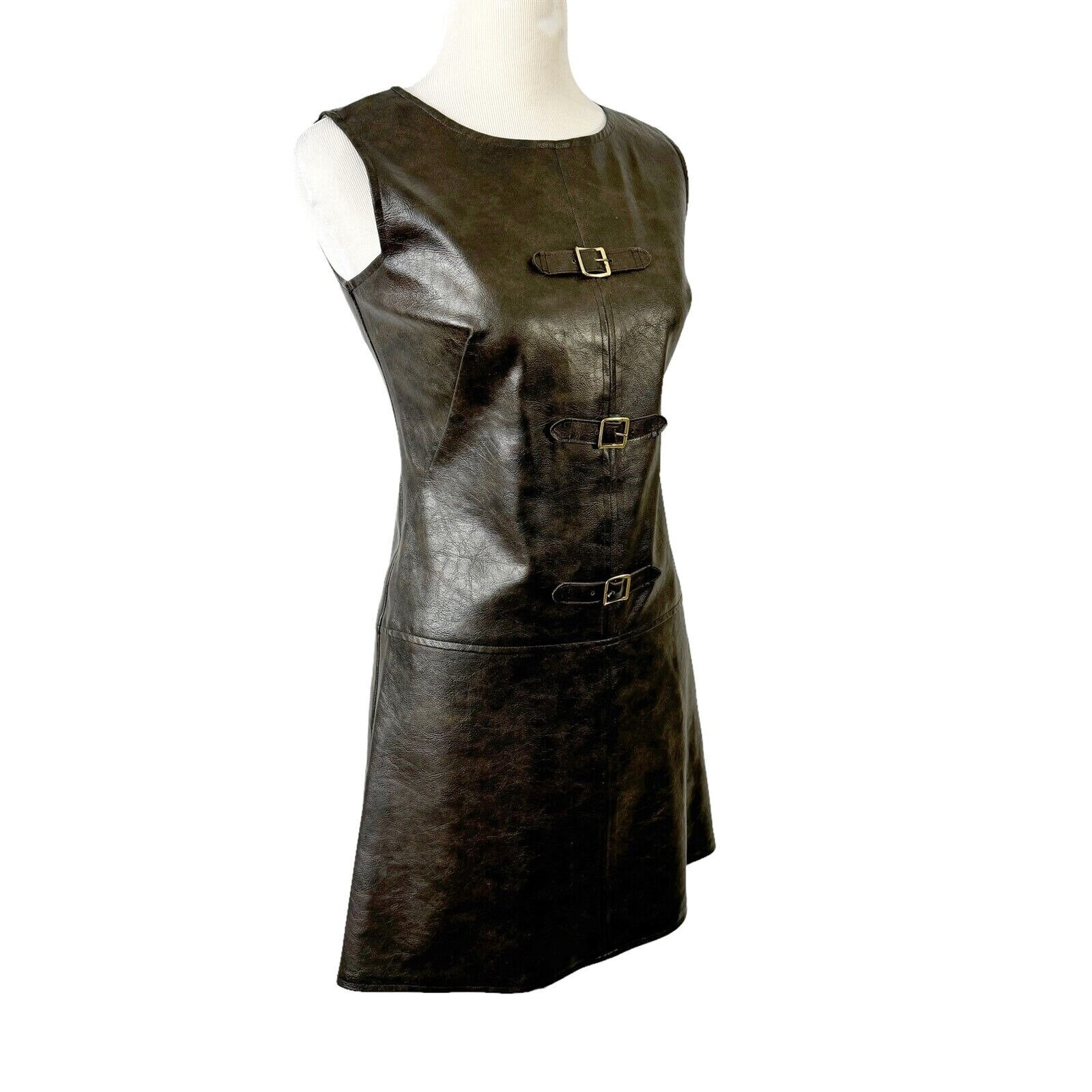 chinese dress ladies 70s Foxmoor Leather Trench XS/S – OMNIA main image 0