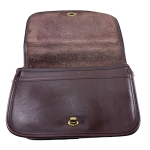 Coach Legacy Smooth Leather Crossbody Pocket Purse Bag Brown Vintage 1990s 9755 Bild 8