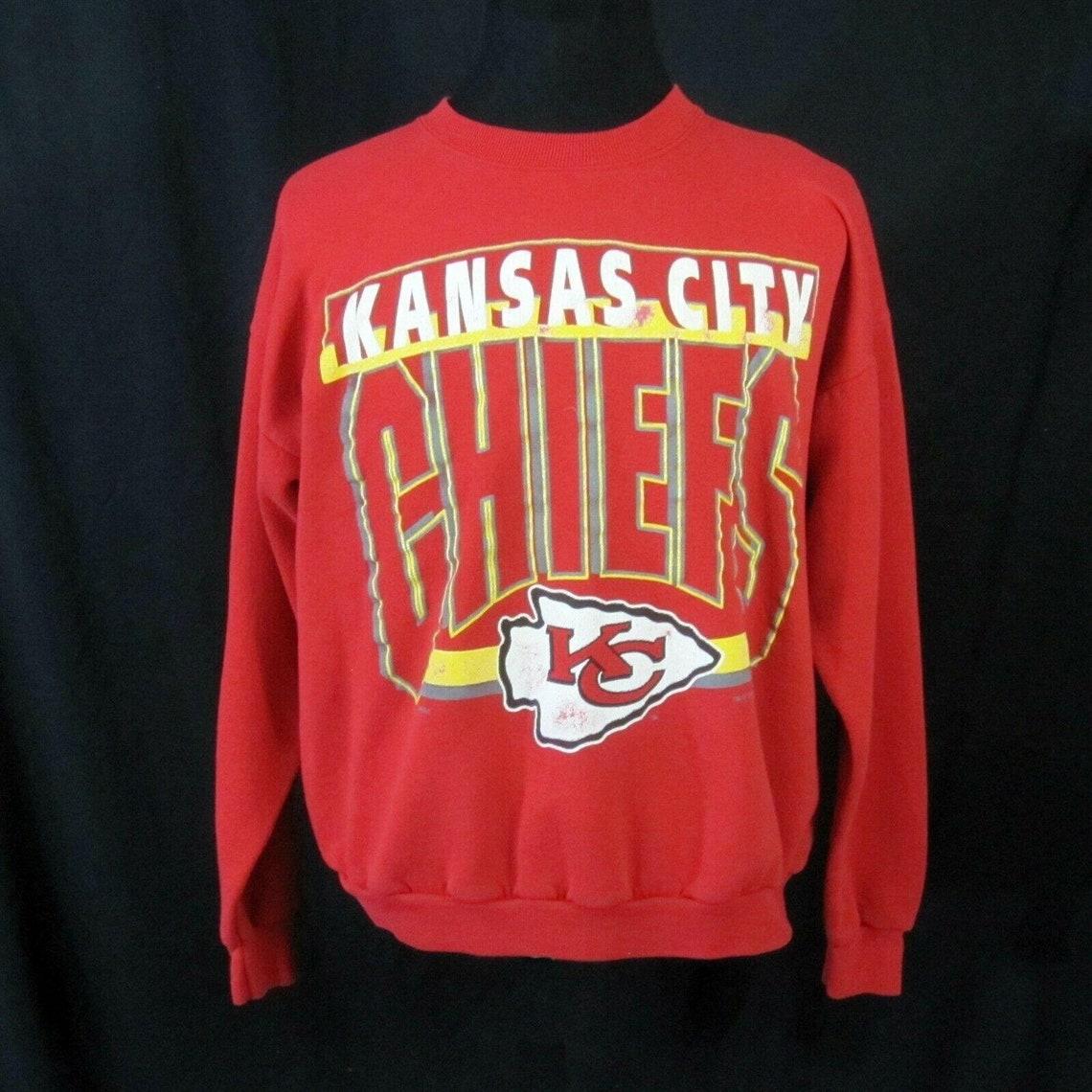Kansas City Chiefs XXL Sweatshirt Vintage 1990s USA Artex Etsy