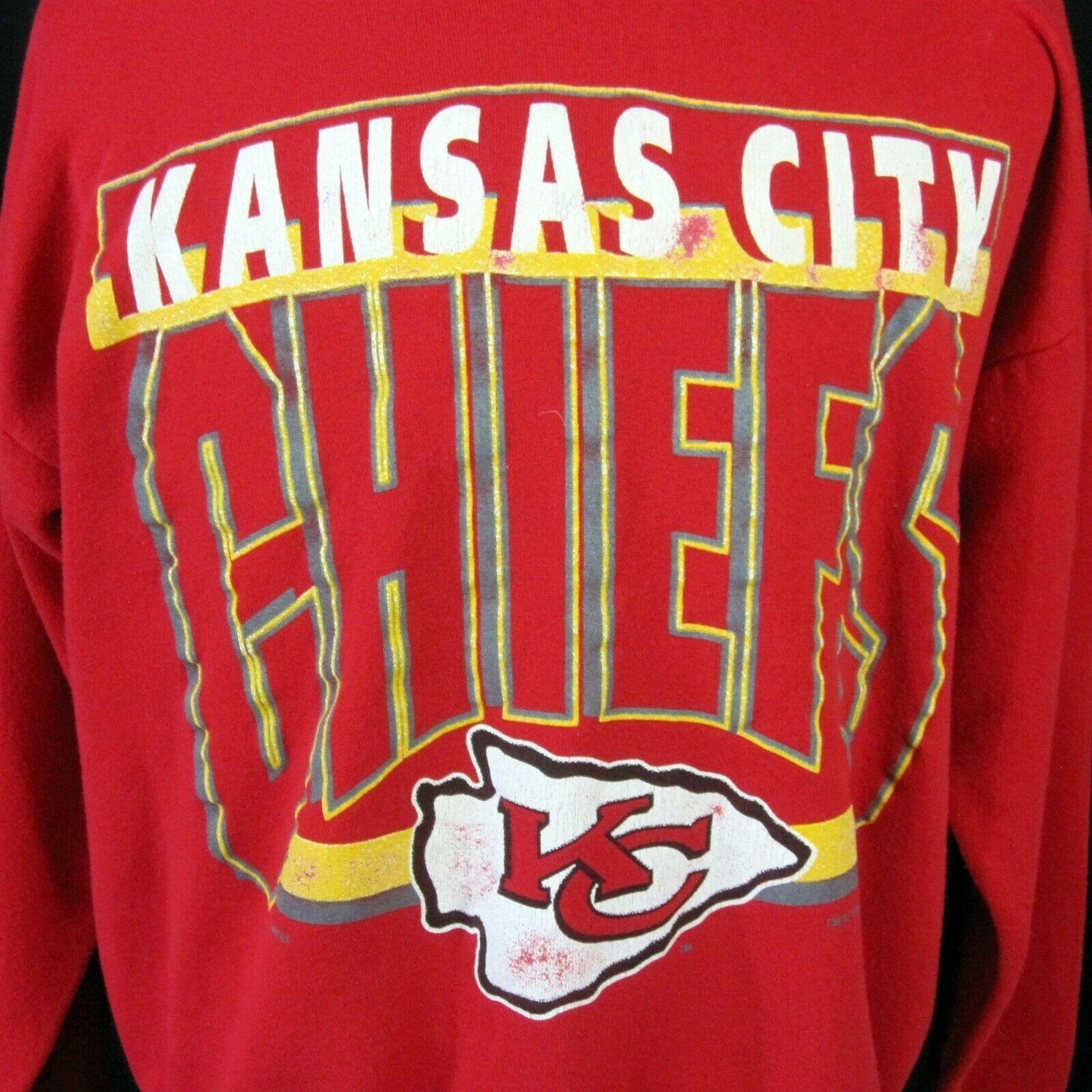 Kansas City Chiefs XXL Sweatshirt Vintage 1990s USA Artex Etsy