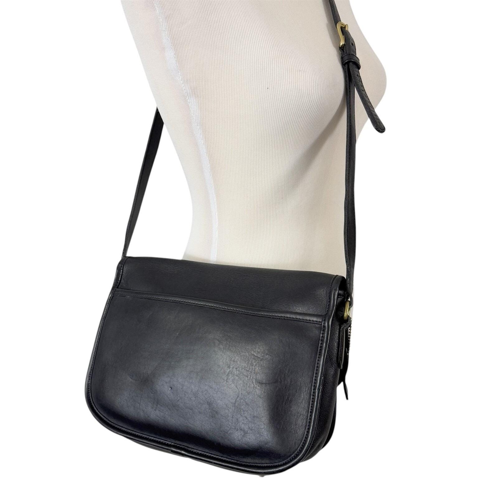 Coach City Purse Black Smooth Leather Shoulder Bag A8I 9790 