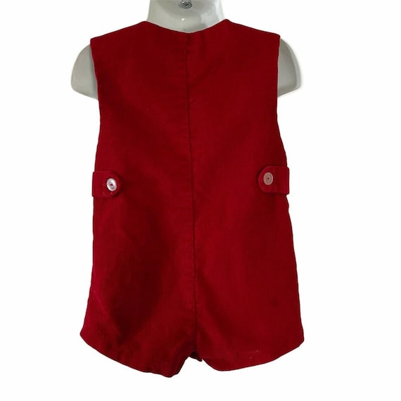 ToddleTime Corduroy Overalls 24 Months Romper Pla… - image 3