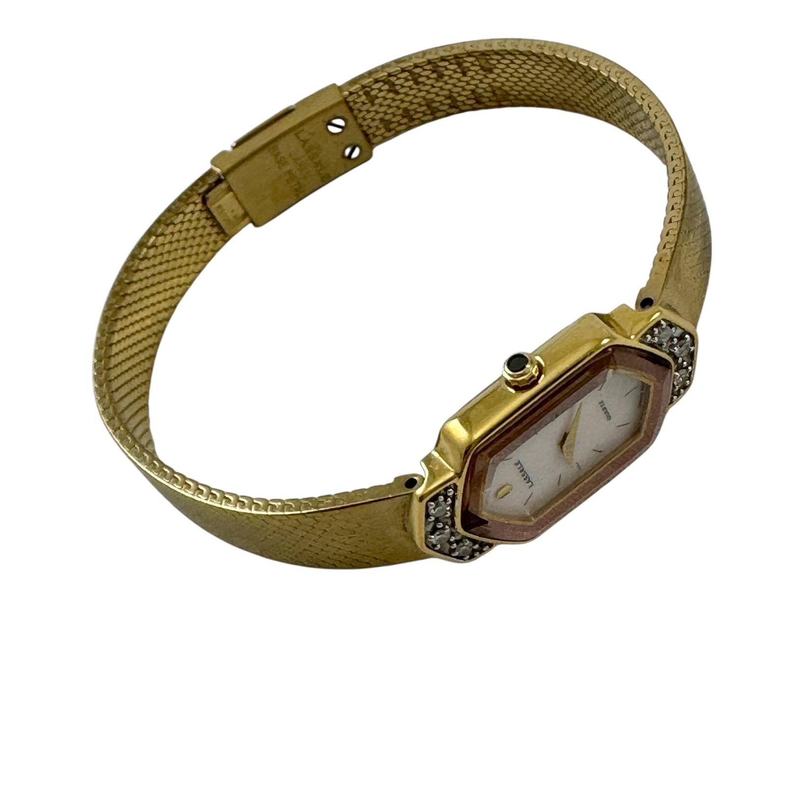 Lassale Womens Quartz Watch 2E20 681H Gold Tone Diamond Thin  display picture 1