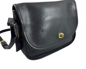 Coach City Purse Black Smooth Leather Shoulder Bag A8I 9790