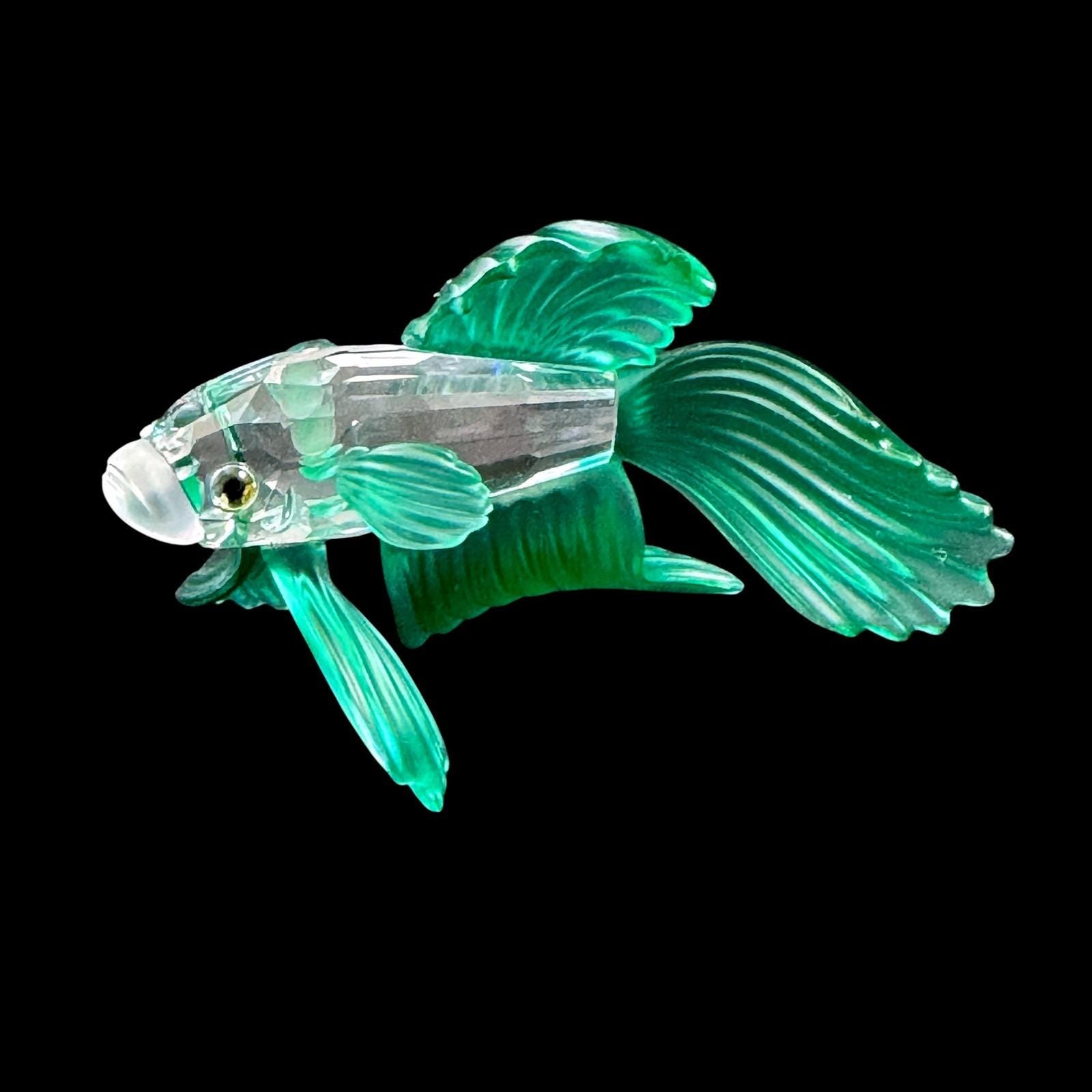 Swarovski crystal figurines fish - Etsy 日本
