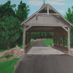 Covered Bridge in Lake Adger, NC