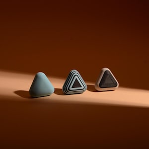 TriClicker Fidget Slider - Triangle Mechanical Clicker - Adult Desk EDC Tool - Stress Relief Accessory - Haptic Slider