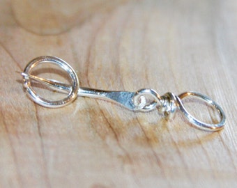 Belly Button Ring in Silver or Gold -  Minimalist Barbell