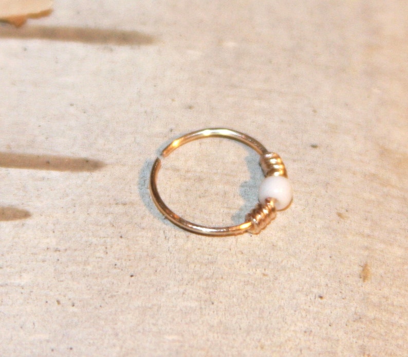 Thin Small Nose Hoop Piercing Ring Tight 20g Nose Ring Hoop Etsy