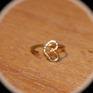 Small Nose Ring, Heart Nose Ring, 14k Nose Hoop, Hoop Earring, Cartilage Earring, Tragus, Endless Hoop, Seamless Hoop, Piercing Jewelry Hoop image 4