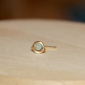 Tiny Nose Stud, Tragus/Lobe/Cartilage Stud, 14k Gold Filled, Cartilage Stud, Tiny Gold Nose Ring, Tiny Nose Ring, Nose Jewelry