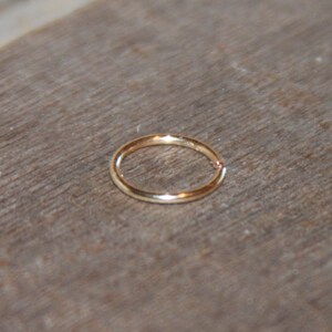 Tiny Cartilage Earring, 14k Gold Filled Hoop Earring/Nose ring 20 gauge 8mm 10 mm inner diameter Cartilage/tragus/helix/Septum