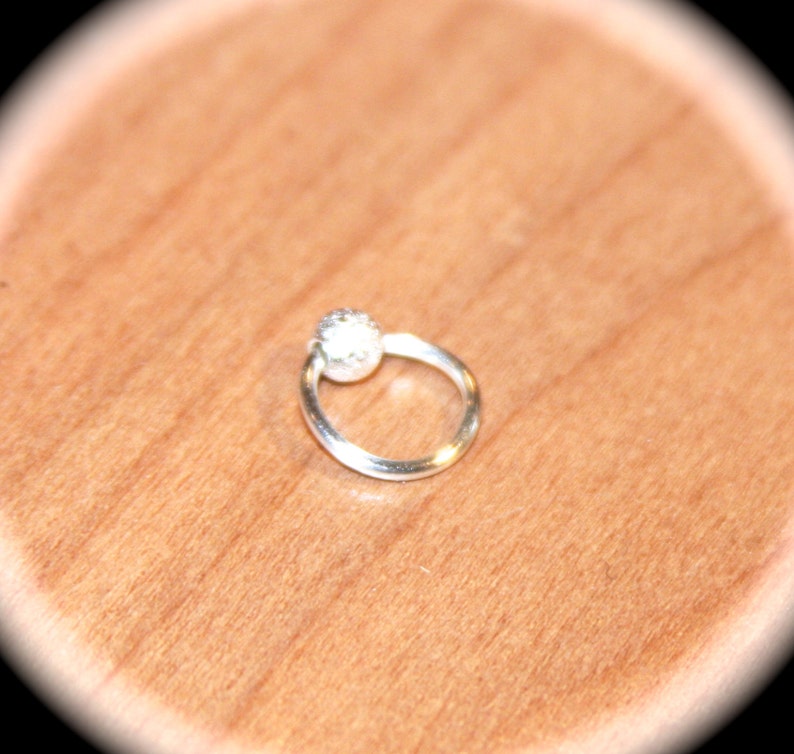 Nose Rings Piercing Jewelry Nose Hoop 18 20 22 24 gauge Helix Hoop Small Sterling Silver Nose HoopCartilage Earrings Nose Ring