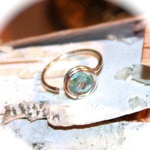 Small Cartilage Earrings, Blue Crystal Beaded Nose Ring, Nose Hoop,  Ear Cuff, Helix Hoop, Nose Rings, Seamless Hoop, Piercing Jewelry