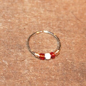 Snug Fitting Nose Ring Hoop - Tight 20g Nose Ring Hoop Gold - Silver Rose Gold 20 gauge 8mm - Super Snug Fit - Small Nose Piercing Jewelry