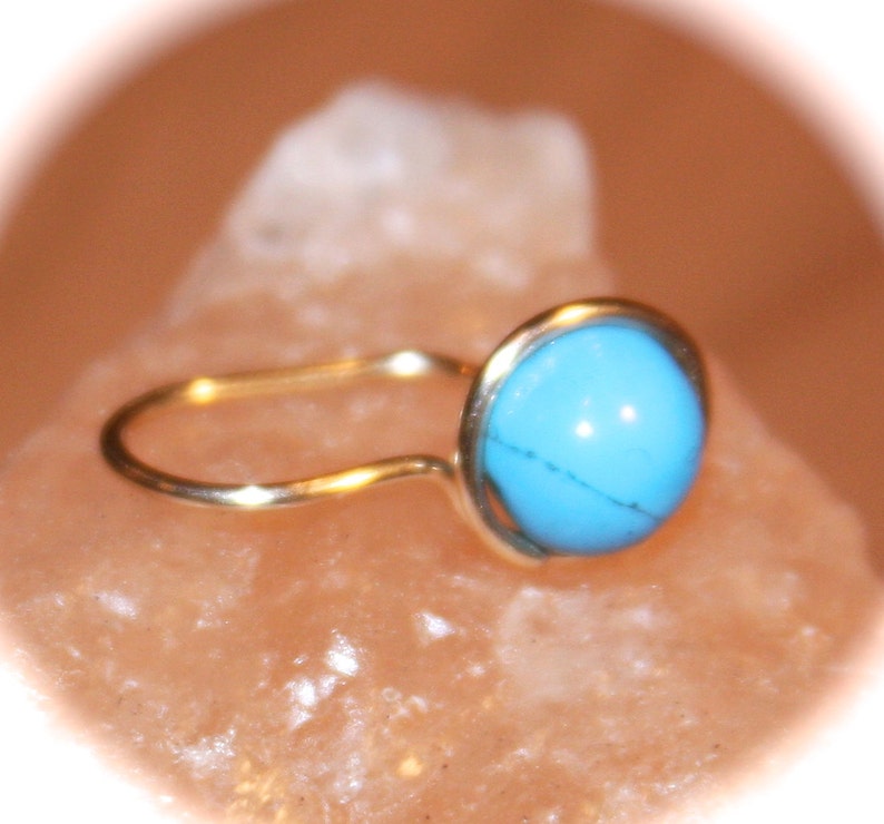 Turquoise Belly Button Ring Belly Button Jewelry 18 gauge 16 gauge 14 gauge Belly Button Hoop