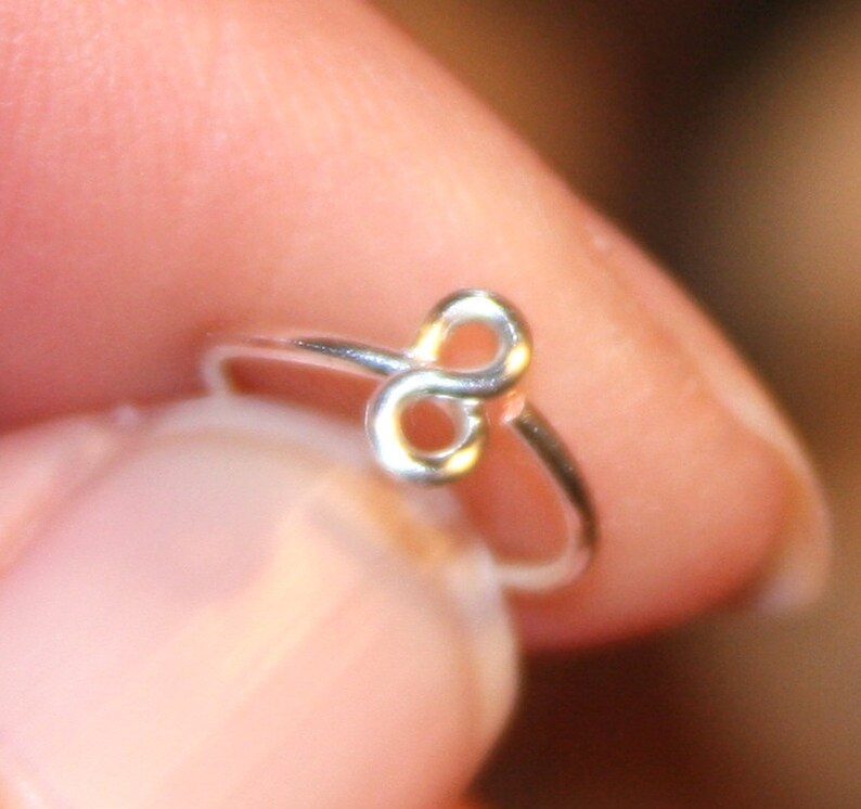 infinity nose ring