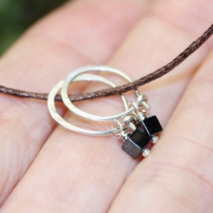 Tiny Sterling Silver Hoops, Small Silver Hammered Hoops, Huggie Jewelry, Hematite Beaded Small Hoop Earrings, 10mm 12mm and 20mm