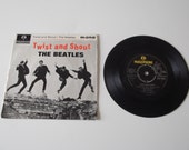 THE BEATLES vintage vinyl record ("Twist and Shout" Single)