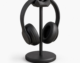 Minimalist Headphone Stand - Gaming Headset Holder & Desk Organizer