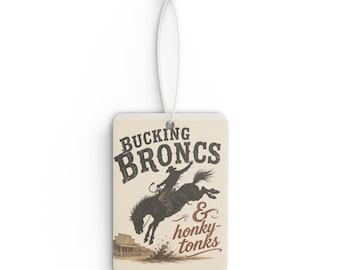 Bucking Broncs Auto Lufterfrischer | Rodeo Cowboy Honky-Tonk Design