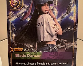 Custom KDA Irelia legend  card