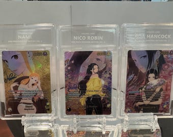 One piece  heroines edition - Boa Hancock, Nami, Nico Robin custom cards