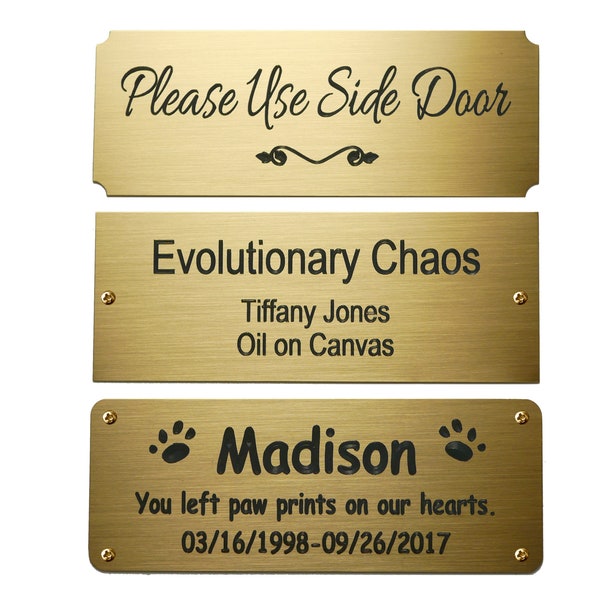 Mailbox Name Plate Etsy