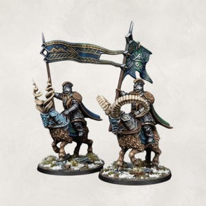 Dwarf of Metal Mountain Ram Cavalry Banner