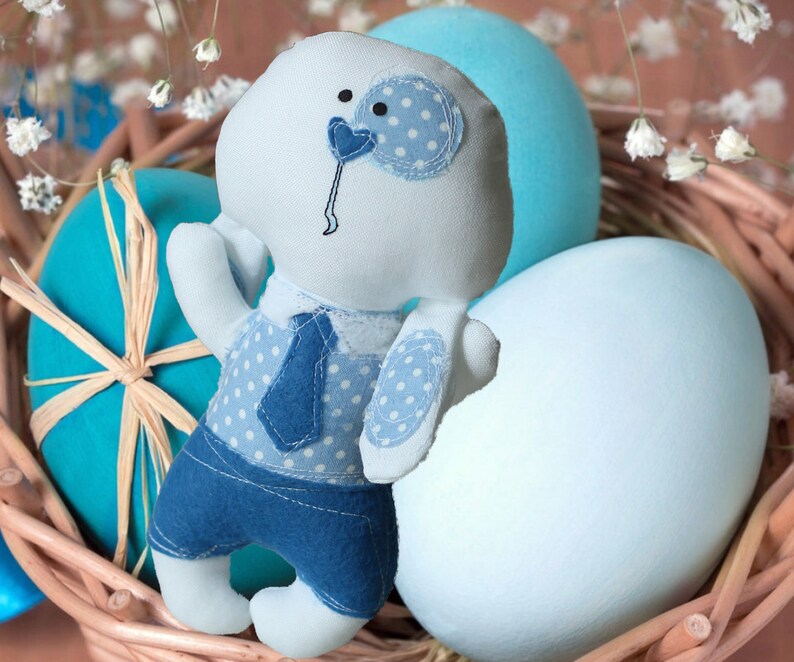 Easter Bunny Sewing Pattern and Tutorial Bunny Rabbit Soft Toy Bunny ...
