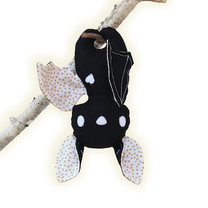 Halloween Stuffed Toys Plushie Animal Bat PDF Sewing Pattern Decoration