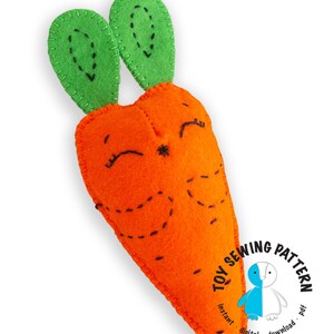 Felt Bunny Pattern, felt Carrot Bunny Easter pattern, DIY felt Easter decoration, Felt Easter bunny,  Felt soft Bunny Rabbit sewing pattern