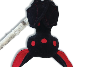 Halloween Bat with flexible wings Stuffed Animal PDF Sewing Pattern and Tutorial style Instructions
