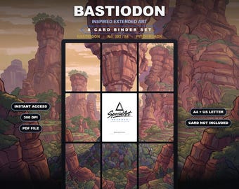 Bastiodon 093/84 Inspired Extended Art | Pitch Black 9 Pocket Binder Page | Pokemon Binder Display