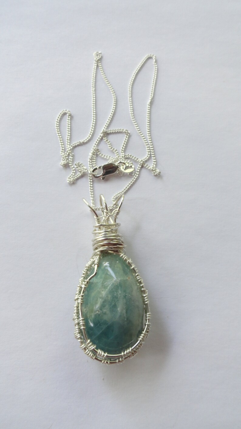 Green Flourite 18 necklace
