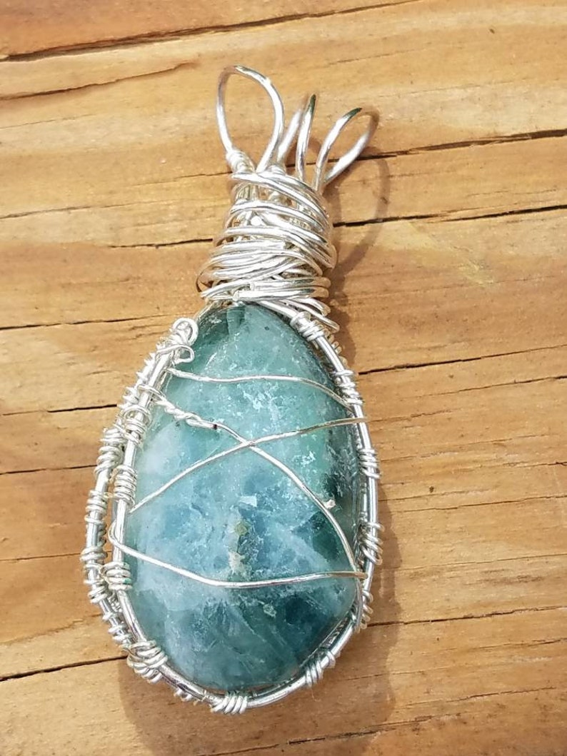 Green Flourite 18 necklace