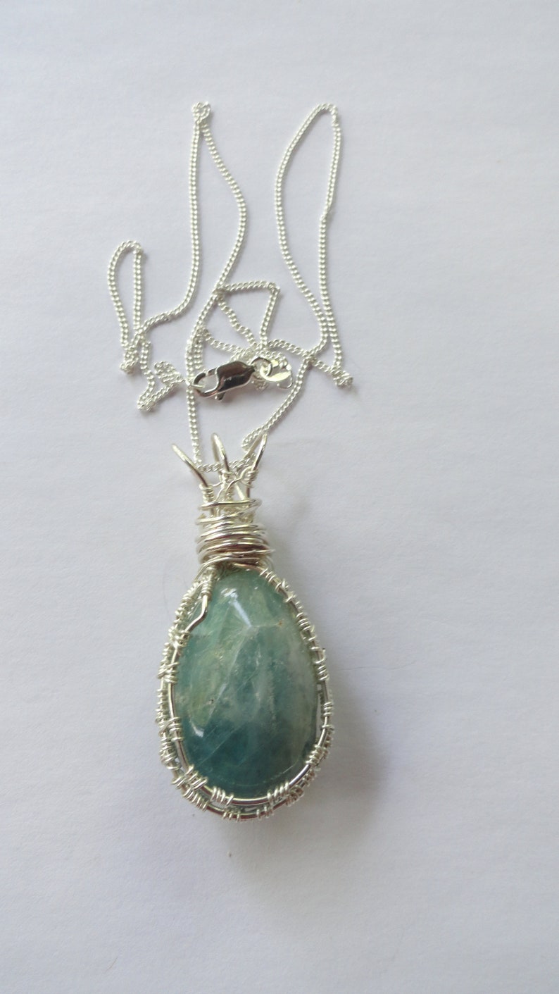 Green Flourite 18 necklace
