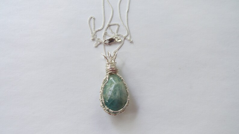 Green Flourite 18 necklace