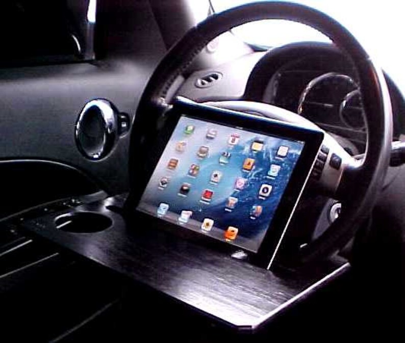 Car Steering Wheel Ipad Stand Table Laptop Desk Etsy
