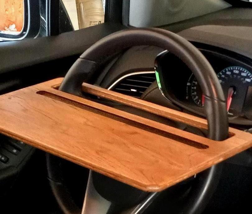 Steering wheel tray sale table