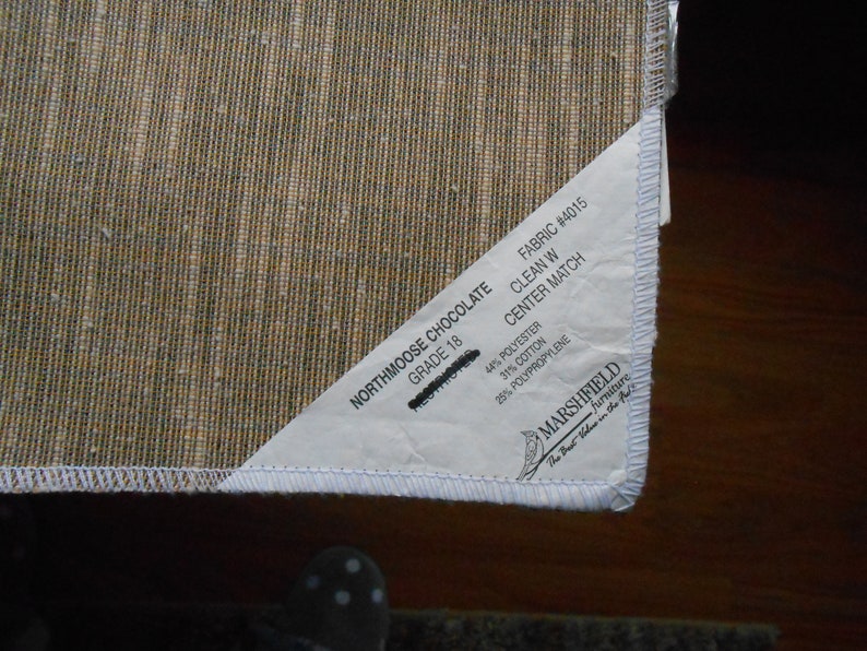 upholstery fabric sample 26 x 27 brown moose